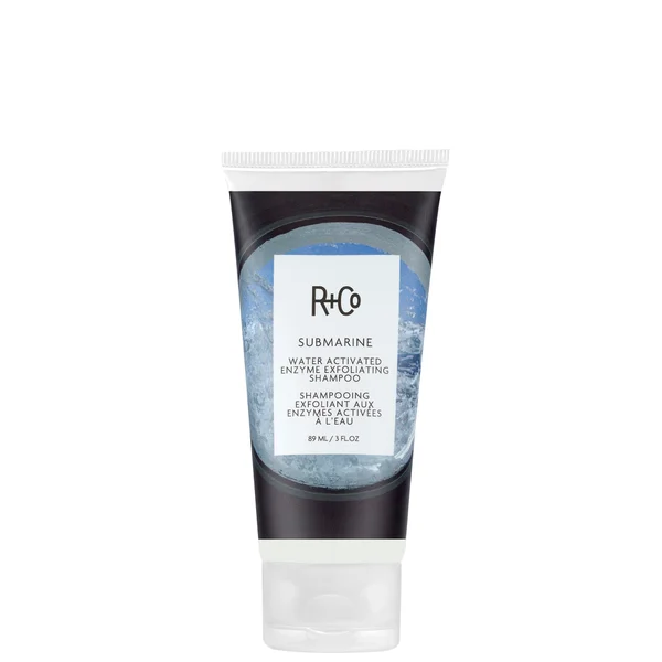 R+Co SUBMARINE Water Activated Enzyme Exfoliating Shampoo 3 oz