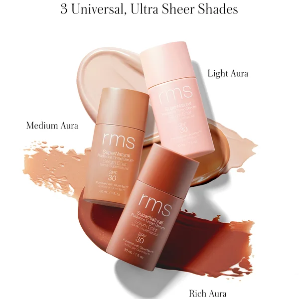 RMS Beauty SuperNatural Radiance Tinted Serum With SPF 30 30ml (Various Shades)