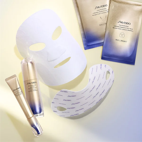 Shiseido Exclusive Vital Perfection LiftDefine Radiance Face Mask (Pack Of 6)