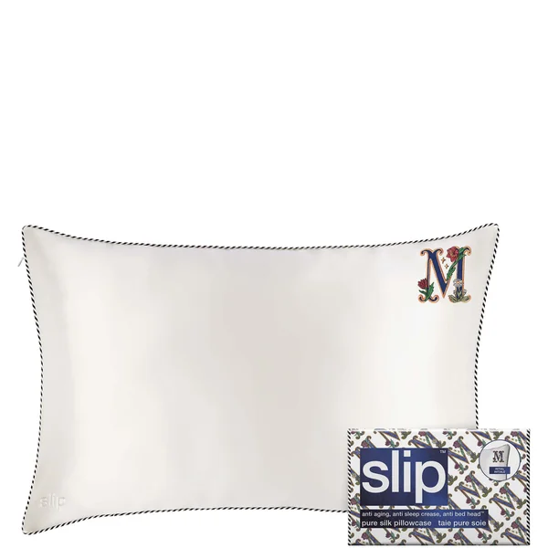 Slip Pure Silk Initial Collection Queen Pillowcase - White | M