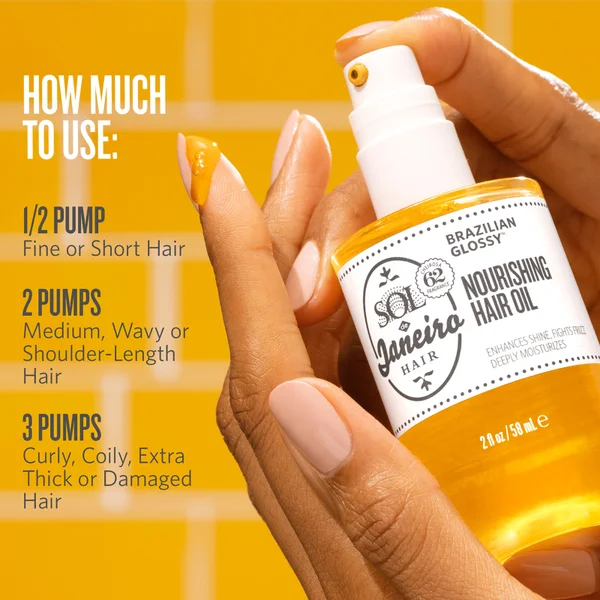 Sol De Janeiro Brazilian Glossy Nourishing Anti-Frizz Hair Oil 58ml