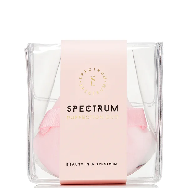 Spectrum Collections Pink Velour And Marble Rubycell Puff Duo