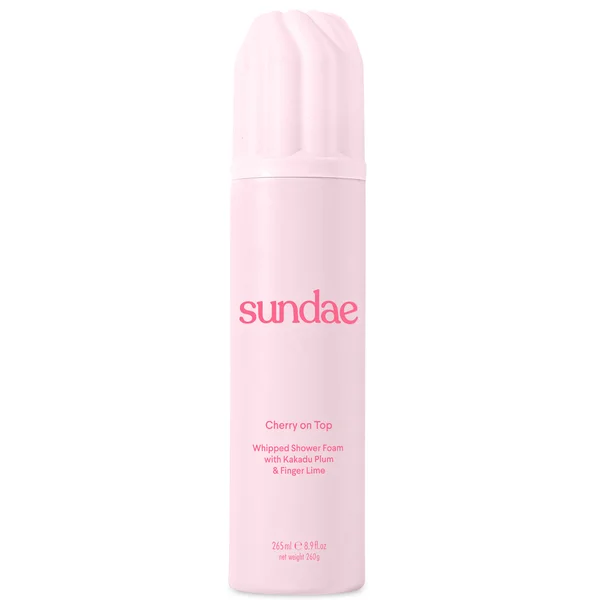 SUNDAE Body Cherry on Top Whipped Shower Foam with Kakadu Plum and Finger Lime 265ml