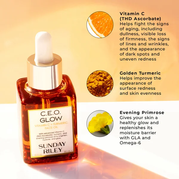 Sunday Riley C.E.O. Glow Vitamin C + Turmeric Face Oil 35ml