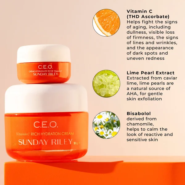Sunday Riley C.E.O. Vitamin C Rich Hydration Cream 50g