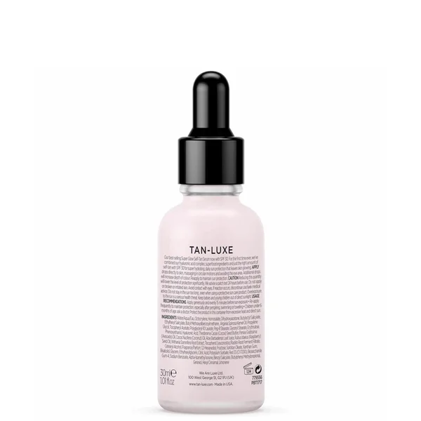 Tan-Luxe Super Glow SPF30 Hyaluronic Self-Tan Serum 30ml