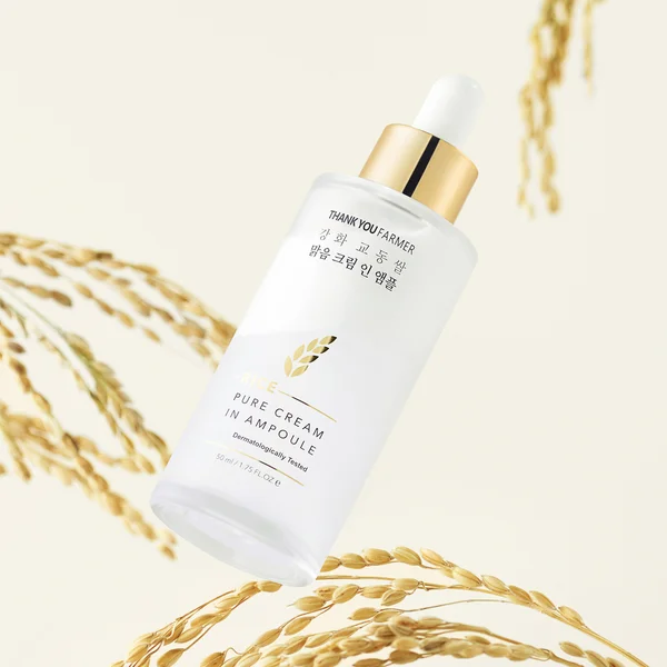 Thank You Farmer Rice Pure Cream In Ampoule Brightening Serum 50ml