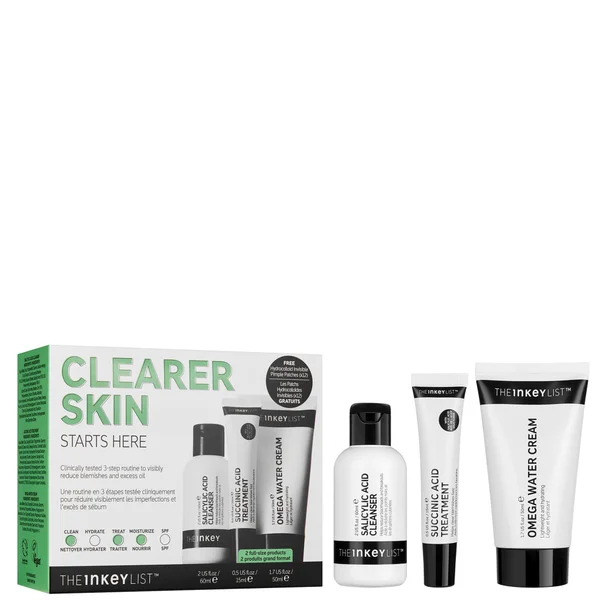 The Inkey List Clearer Skin Starts Here (Worth £30.00)