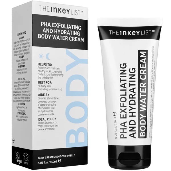 The INKEY List PHA Exfoliating And Hydrating Body Water Cream 150ml