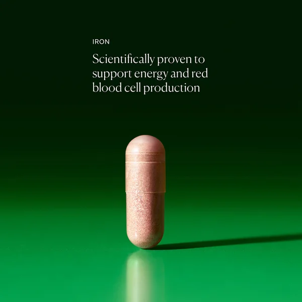 The Nue Co. Iron Supplement To Reduce Tiredness (30 Capsules)