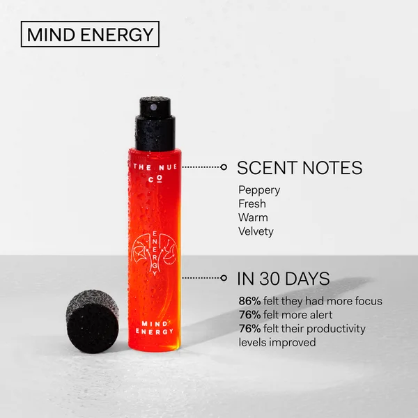 The Nue Co. Mind Energy Energizing Fragrance Travel Spray 10ml