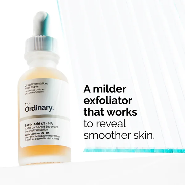 The Ordinary Lactic Acid 5% + HA 2% Superficial Peeling Formulation 30ml