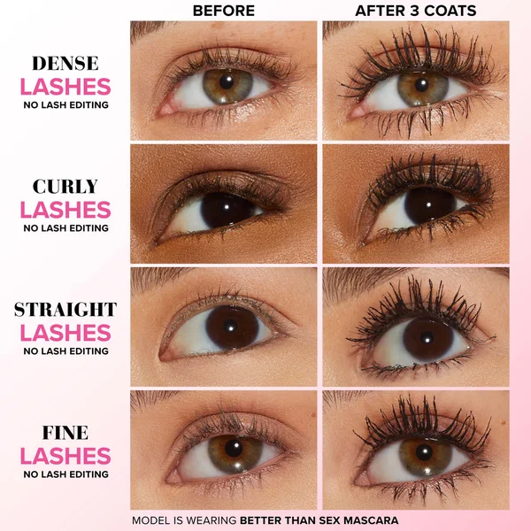 Too Faced Better Than Sex Doll-Size Mascara – Black 4.8g