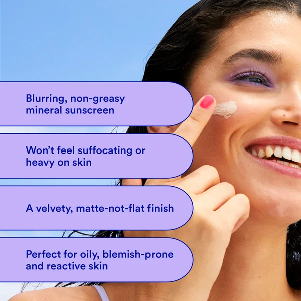 Ultra Violette Lean Screen Mineral Mattifying Fragrance Free Skinscreen SPF 50+