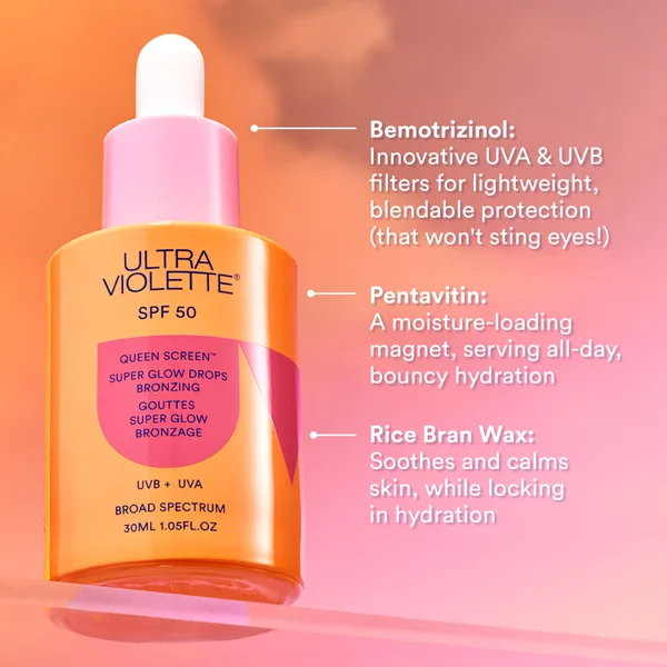 Ultra Violette Queen Screen SPF50 Bronzing Super Glow Drops 30ml