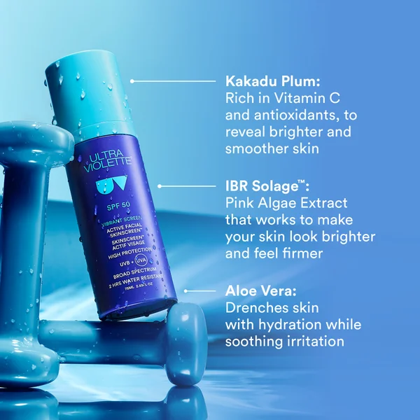 Ultra Violette Vibrant Screen SPF 50 Active Facial SKINSCREEN 75ml