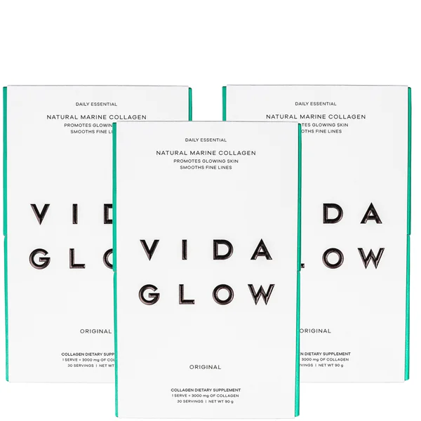 Vida Glow Natural Marine Collagen 3 Month Supply
