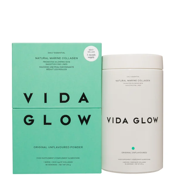 Vida Glow Natural Marine Collagen 3 Months Supply 270g