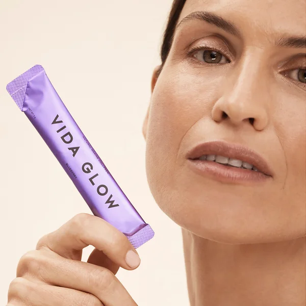 Vida Glow Natural Marine Collagen Sachets - Blueberry