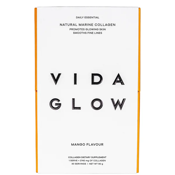 Vida Glow Natural Marine Collagen Sachets - Mango