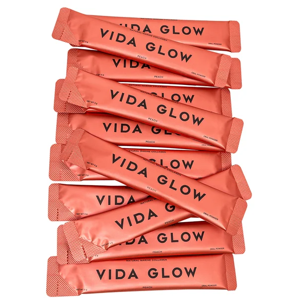 Vida Glow Natural Marine Collagen Sachets - Peach
