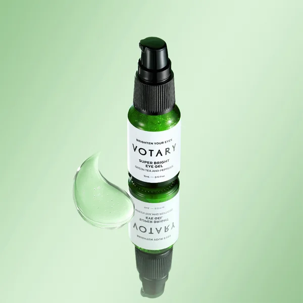 Votary Super Bright Eye Gel With Green Tea And Peptides 15ml
