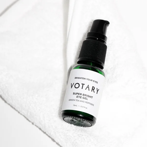 Votary Super Bright Eye Gel With Green Tea And Peptides 15ml